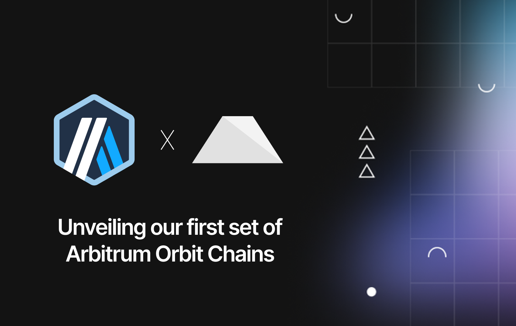 Unveiling our first set of Arbitrum Orbit Chains